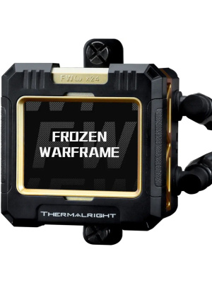 ������� �������� ���������� Thermalright Frozen Warframe 420 ARGB Soc-AM5/AM4/1200/1700/1851 ������ 4-pin 29.8dB Al LCD Ret (F-WFRAME-420-BL-ARGB)