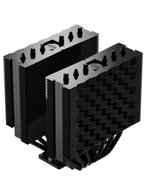 ����� ��� ���������� PCCooler RT620 ARGB BK (250W, 4-pin PWM, 157mm, Al/Cu, 6x6mm, 2x120mm, 73.32CFM, 34.9dBA, 2200RPM, S: 1851/1700/1200/115X,AM5/AM4, black)