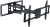 Кронштейн Kromax ATLANTIS-70 черный 32-75" max 100кг VESA 600x400 поворотно-выдвижной и наклонный Кронштейн Kromax ATLANTIS-70 черный 32-75" max 100кг VESA 600x400 поворотно-выдвижной и наклонный