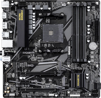 ����������� ����� Gigabyte B550M DS3H AC R2, SocketAM4, AMD B550, mATX, Ret