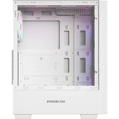 ������ Powercase Mistral AY4W ARGB, Tempered Glass, 4x 120mm ARGB Fans, �����, ATX  (CMAYW-A4)