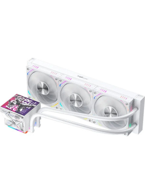 ������� �������� ���������� 1STPLAYER F.A.S.T. FT-360 White / 3x120mm ARGB fans, 300W TDP, 3.95" LCD screen / FT-360-WH