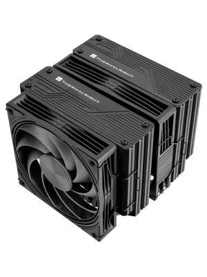 ����� ��� ���������� Thermalright Frost Tower 140 (4-pin PWM, 158mm, Al/Cu, 7x6mm, 1x120mm+1x140mm, 85.35/120CFM, 33.3/36.25dBA, 2400/1850RPM, S: 1851/1700/1200/115X/2011/2066, AM5/AM4, black)