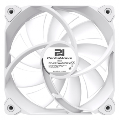 ���������� ��� ������� PentaWave PF-K12WAS PWM / ARGB / 120mm 4 pin Magnetic Hydraulic 500-1700rpm 76CFM 28.7dBA/ White