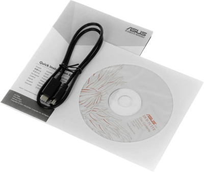 ���������� ������ DVD-RW ASUS SDRW-08U8M-U/BLK/G/AS/P2G, �������, USB Type-C, ������, Ret