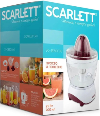 ������������� ���������� Scarlett SC-JE50C06 25�� ���.���.:700��. �����/�������