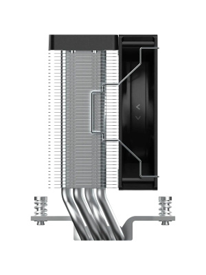 ����� Ocypus Gamma A40 BK ARGB Digital (200W, 4-pin PWM, LED temp., 133mm, Al/Cu, 4x6mm, ARGB, 1x100mm, S: 1851/1700/1200/115X, AM5/AM4, black)