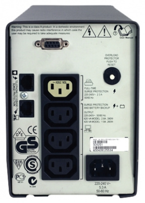 �������� �������������� ������� APC Smart-UPS 620: 620VA(390W) (SC620I)