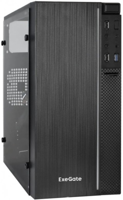 ������ Minitower ExeGate mEVO-9301-RGB (mATX, ��� ��, � �����, 2�USB+1�USB3.0, HD �����, ������ � RGB ����������)