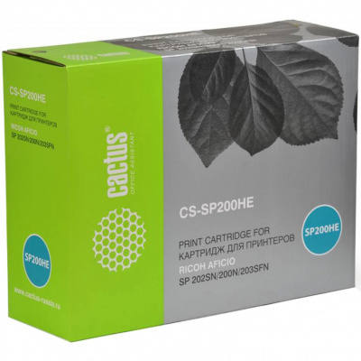 �����-�������� Cactus CS-SP200HE ������ ��� Ricoh SP 202SN/200N/203SFN (2600���.)