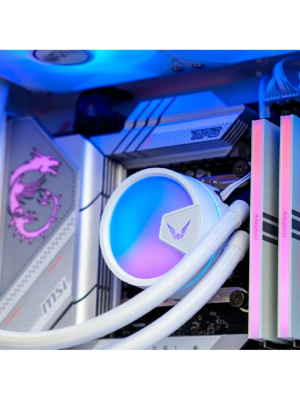 ������� �������� ���������� Valkyrie A360 ARGB White / 3x120mm ARGB fans, 800-1800RPM, 80CFM, 32.2dBA, 280W TDP / HW A360W