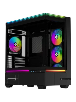 ������ Thermalright M10 FAN4-C, Mini-Tower, TG, 4x120mm ARGB, 2xUSB-A 3.0, 1xUSB Type-C, mATX, mITX Black