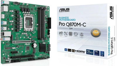 ����������� ����� ASUS PRO Q870M-C-CSM, Socket-1851, Intel Q870, mATX, Ret 90MB1KEP-M0EAYC