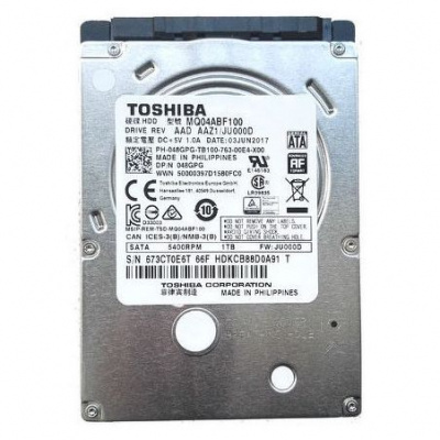 ������� ���� 1Tb Toshiba MQ04ABF100 SATA-III (5400rpm) 128Mb 2.5"