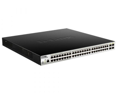 ���������� D-Link DGS-1210-52MPP/ME/B3A PROJ ����������� �2 ������ � 48 ������� 10/100/1000Base-T � 4 ������� 1000Base-X SFP 