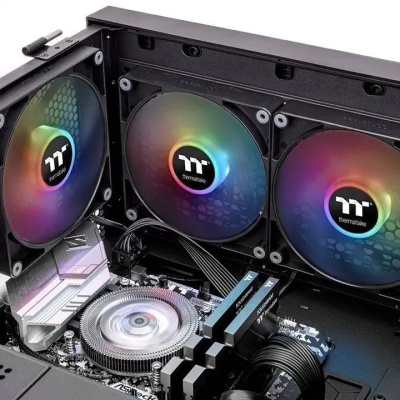 ���������� ��� ������� Thermaltake CT120 Sync ARGB 120�120x25 ������ 4-pin 25.8�� (����.:2��) (CL-F149-PL12SW-A) Ret