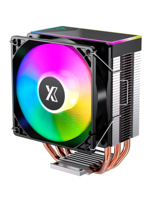 ����� XASTRA AE903 FRGB LGA1851/1700/1200/115X/AM5/AM4 (TDP 130W, 3 ����.������ , PWM FAN FRGB 92mm, Top cover with FRGB LED ) RET
