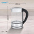 Чайник электрический Vitek VT-WK1046 1.7л. 2200Вт черный/серебристый корпус: стекло/металл Чайник электрический Vitek VT-WK1046 1.7л. 2200Вт черный/серебристый корпус: стекло/металл