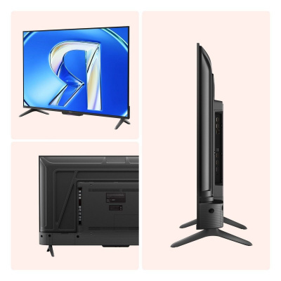 ��������� 43" Q-LED ������ �� ������� ������, 4K Ultra HD, ����� ��, YaOS X, ������ (YNDX-00078B)