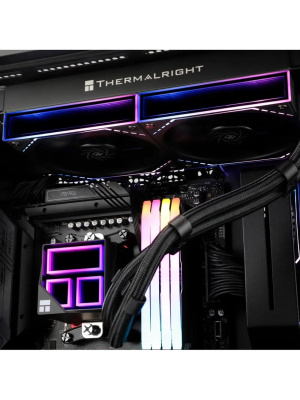 ������� �������� ���������� Thermalright Frozen Infinity 240 Black / 2x120mm ARGB PWM Fans / TRFI240B