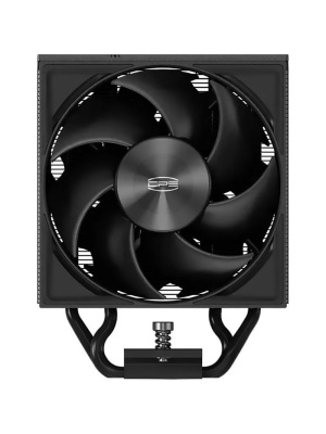 ����� PCCooler RZ700D BK (270W, 4-pin PWM, 159.5mm, Al/Cu, 7x6mm, 2x120mm, 79.8CFM, 35.9dBA, 2400RPM, S: 1851/1700/1200/115X, AM5/AM4, black)