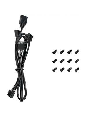 ���������� DEEPCOOL FL14R-3 IN 1 140x140x25�� REVERSE (PWM, ARGB, ������, 500-1700��/���) Color BOX