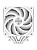����� PCCooler RZ620 WH (260W, 4-pin PWM, 158mm, Al/Cu, 6x6mm, 2x120mm, 86.73CFM, 32dBA, 1800RPM, S: 1851/1700/1200/115X, AM5/AM4, white