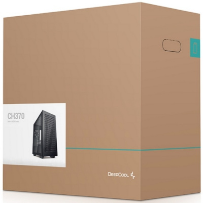 ������ Deepcool CH370, ��� ��, ������� ���� (���������� ������), ������, mATX