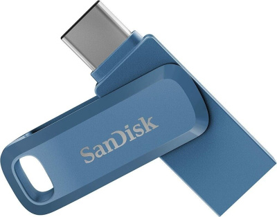 USB ���������� SanDisk Ultra Dual Drive Go USB Type-CTM Flash Drive 64GB Navy Blue