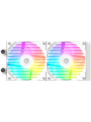 �������� �������� ���������� ID-COOLING FX240 TD WHITE LGA1851/1700/1200/115X/AM4/AM5 (TDP 300W, ARGB FAN and PUMP, PWM, DUAL FAN 120mm, �����) RET