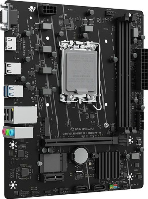 ����������� ����� Maxsun Challenger H610M-H WIFI, H610, LGA1700, mATX, Ret 6940709662359 