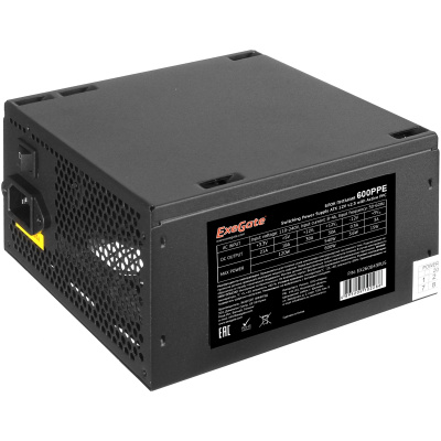 ���� ������� 600 �� ATX Exegate 600PPE, 120 �� EX260643RUS-PC