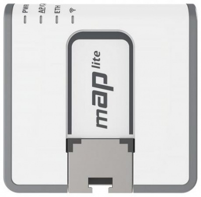 ������ MikroTik mAP lite RBmAPL-2nD 802.11n 2.4��� 300Mbps