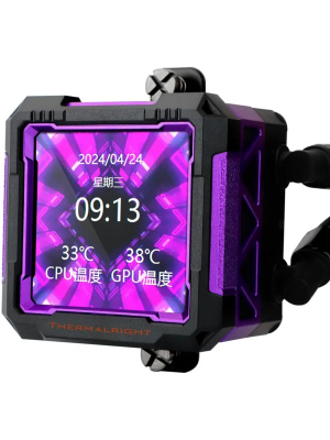������� �������� ���������� Thermalright Frozen Warframe PRO 360 ARGB Soc-AM5/AM4/1200/1700/1851 ������ 4-pin 29.8dB Al LCD Ret (F-WFRAME-PRO-360-BL-ARGB)