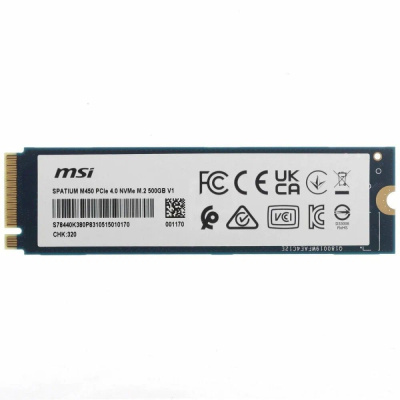 ������������� ���������� SSD MSI M.2 2280 500GB SPATIUM M450 V1 S78-440K380-P83
