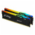 Оперативная память Kingston FURY Beast Black RGB KF552C40BBAK2-16 16 ГБ Оперативная память Kingston FURY Beast Black RGB KF552C40BBAK2-16 16 ГБ