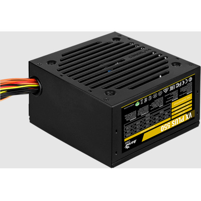 ���� ������� Aerocool 550W Retail VX PLUS 550 ATX v2.3 Haswell, fan 12cm, 500mm cable, power cord, 20+4P, 4+4P, PCIe 6+2P x1, PATA x 3, SATA x3, FDD
