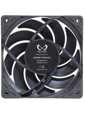 ����� ��� ������� Scythe Grand Tornado 120 (120x120x26mm, 4-pin PWM, 97.82CFM, 36.63dBA, 3000RPM, Black)