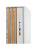 ������ Formula V Line TimberLine T0 White, ATX, wood+plastic front, TYPE-C*1, USB3.0*2, FRONT 3x120mm FRGB, REAR 1x120mm FRGB
