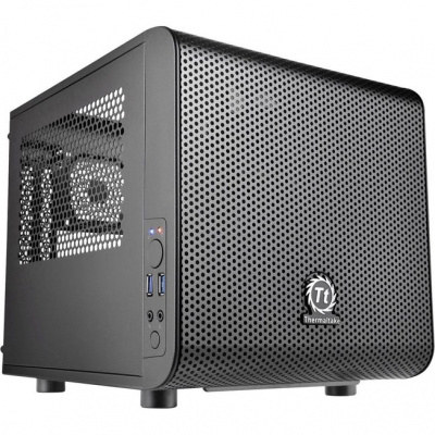 ������ Thermaltake Core V1 CA-1B8-00S1WN-00 Black (��� ��)