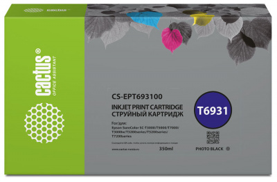 �������� �������� Cactus CS-EPT693100 T6931 ������ (350��) ��� Epson SureColor SC-T3000/T3070/T3200/T5000/5200