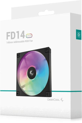 ���������� Deepcool FD14 ARGB 140x140x25mm ������ 4-pin 25.6dB 209gr Ret (R-FD14-BKAPN1-G)