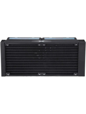 ������� �������� ���������� 1STPLAYER X-240E Black / 2x120mm, ARGB, 7-segment display, 250W TDP / X-240E-BK