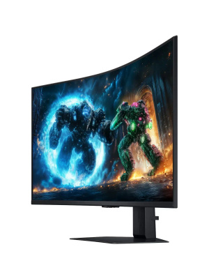 ������� Samsung 37" Odyssey G7 G75F S37FG756EI Curved (VA 16:9 3840x2160x165Hz 1ms 350cd 3000:1 178/178 1,07B DP; HDMIx2 USB3.2x3 HAS Tilt Swiv VESA Black