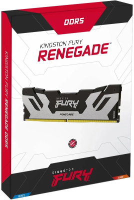 ������ DDR5 48GB 6400MHz Kingston KF564C32RS-48 Fury Renegade Silver XMP RTL Gaming PC5-51200 CL32 DIMM 288-pin 1.4� � ���������� Ret