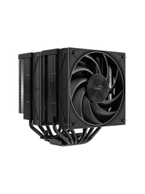 ����� ��� ���������� SAMA A60B (265W, 4-pin PWM, 156.5mm, 6x6mm, 2x120mm, 78CFM, 29dBA, 2200RPM, S: 1851/1700/1200/115X, AM5/AM4, black)