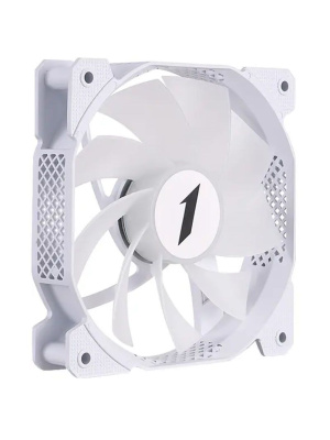 ���������� 1STPLAYER F7R White / 120mm Reverse ARGB 3pin 5V PWM 4pin 12V 600-1800rpm 56.34cfm 36.99dBA / F7R-WH / BULK