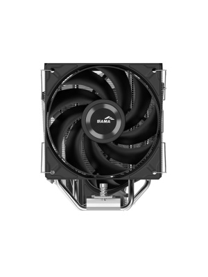 ����� ��� ���������� SAMA A40P (240W, 4-pin PWM, 152mm, 4x6mm, 1x120mm, 75.2CFM, 29dBA, 2200RPM, S: 1851/1700/1200/115X, AM5/AM4, black/silver)