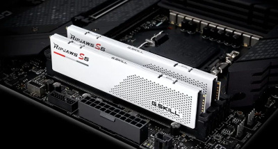 ������ ������ DDR5 G.SKILL RIPJAWS S5 64GB (2x32GB) 5600MHz CL36 36-36-36-89 F5-5600J3636D32GX2-RS5W  White