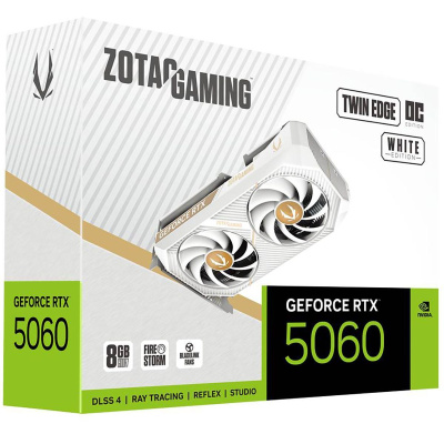 ���������� Zotac NVIDIA GeForce RTX 5060 Twin Edge White OC 8Gb (ZT-B50600Q-10M)